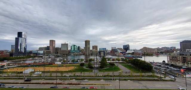 A view of Inner Harbor from Federal Hill Park